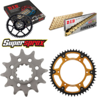 Kettensatz Stealth gold für: HUSQVARNA TC250 06-08 12-50-116 DID520ZVM-X(G&G) Niet