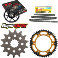 Kettensatz Stealth gold für: HUSQVARNA TC510 08-12 14-47-116 DID520NZ Clip