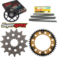 Kettensatz Stealth gold für: HUSQVARNA SM610 98-00 15-45-120 DID520NZ Clip