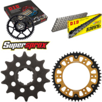 Kettensatz Stealth gold für: HUSQVARNA WR360 92-98 14-48-114 DID520VX3 Endlos