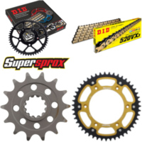 Kettensatz Stealth gold für: HUSABERG TE 501 00-00 14-47-120 DID520VX3(G&B) Niet