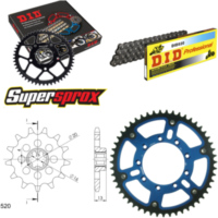 Kettensatz Stealth blau TM Enduro 125 98-00 13-51-114 DID520 Clip