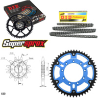 Kettensatz Stealth blau TM Cross 125 03-15/Enduro 12 12-50-114 DID520NZ Clip