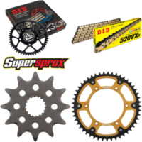 Kettensatz Stealth gold für: SUZUKI RM125 94-96 12-49-112 DID520VX3(G&B) Endlos