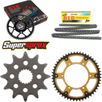 Kettensatz Stealth gold für: SUZUKI RM125 88-91/RM125 06-13 12-51-114 DID520NZ Clip