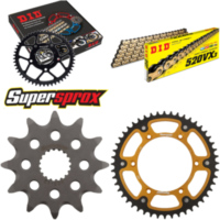 Kettensatz Stealth gold für: SUZUKI RM-Z 250 07-09 12-48-114 DID520VX3(G&B) Endlos