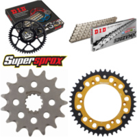 Kettensatz Stealth gold für: SUZUKI DR350 SE 96-96/DR350 15-43-108 DID520ZVM-X(S&S) Endlos