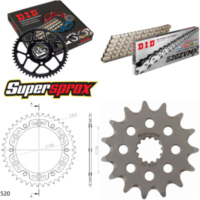 Kettensatz Stealth gold für: SUZUKI DR350 SE 94-95 15-41-110 DID520ZVM-X(S&S) Endlos