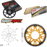 Kettensatz Stealth gold für: SUZUKI GSF400 Bandit 91-92 14-47-114 DID525ZVM-X(G&G) Niet