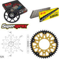 Kettensatz Stealth gold für: SUZUKI GSX-R 400 91-97 14-44-108 DID525VX3 Niet