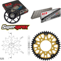 Kettensatz Stealth gold für: SUZUKI GSX-R 400 91-97 14-44-108 DID525ZVM-X Niet