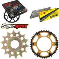 Kettensatz Stealth gold für: SUZUKI RM-Z 450 05-07 14-49-116 DID520VX3 Endlos