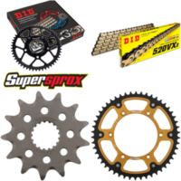 Kettensatz Stealth gold für: SUZUKI RM-Z 450 08-12 13-50-114 DID520VX3(G&B) Niet