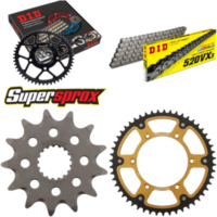 Kettensatz Stealth gold für: SUZUKI RMX450 Z 10-15 13-51-116 DID520VX3 Endlos