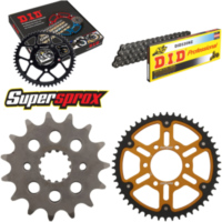 Kettensatz Stealth gold für: SUZUKI GS550 D 80-83/GS550 E 15-50-110 DID530NZ Clip