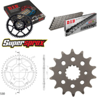 Kettensatz Stealth gold für: SUZUKI GSX600 F 92-97 14-45-112 DID530ZVM-X Niet