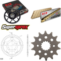Kettensatz Stealth gold für: SUZUKI GSX600 F 92-97 14-45-112 DID530ZVM-X(G&G) Endlos