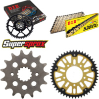 Kettensatz Stealth gold für: SUZUKI VZ800 Marauder 97-04 15-48-116 DID530VX3(G&B) Niet