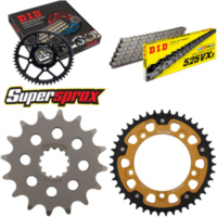 Kettensatz Stealth gold für: SUZUKI GSX-R 600 08-10 16-43-116 DID525VX3 Endlos