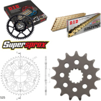 Kettensatz Stealth gold für: SUZUKI SV650 SA ABS 07-12 15-45-114 DID525ZVM-X(G&G) Endlos