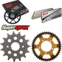 Kettensatz Stealth gold für: SUZUKI GSF650 A /SA ABS 05 15-47-116 DID530ZVM-X(S&S) Niet