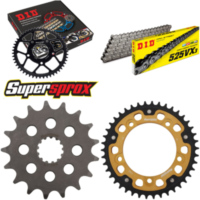 Kettensatz Stealth gold für: SUZUKI GSR750 / ABS 11-15 17-42-112 DID525VX3 Endlos