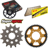 Kettensatz Stealth gold für: SUZUKI GSX600 F 98-06/GSX750 15-47-118 DID530VX3(G&B) Niet