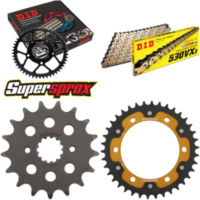 Kettensatz Stealth gold für: SUZUKI TL1000 S 97-00 17-38-104 DID530VX3(G&B) Endlos