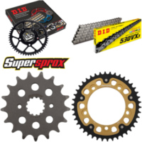 Kettensatz Stealth gold für: SUZUKI GSX-R 1000 01-06 17-42-110 DID530VX3 Niet