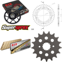 Kettensatz Stealth gold für: SUZUKI SV1000 03-10 17-40-110 DID530ZVM-X(G&G) Endlos