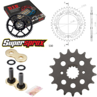 Kettensatz Stealth gold für: SUZUKI SV1000 03-10 17-40-110 DID530ZVM-X(G&G) Niet