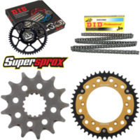 Kettensatz Stealth gold für: KTM 125 LC2 97-00/Sting 125 13-45-110 DID520NZ Clip