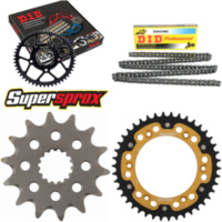 Kettensatz Stealth gold für: KTM EXC200 Enduro 00-11 14-42-118 DID520NZ Clip