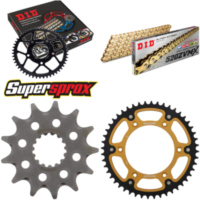Kettensatz Stealth gold für: KTM SX250 03-03/SX250 2T 04- 13-48-114 DID520ZVM-X(G&G) Endlos