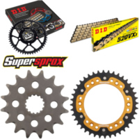 Kettensatz Stealth gold für: KTM 625 SXC 03-05 16-40-110 DID520VX3(G&B) Clip