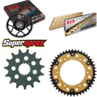 Kettensatz Stealth gold für: KTM EGS400 LC4 93-98/EGS400 15-45-118 DID520ZVM-X(G&G) Endlos