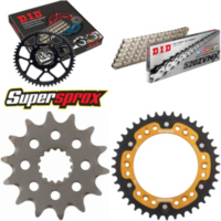 Kettensatz Stealth gold für: KTM EXE125 Enduro 00-01/EXC2 14-40-118 DID520ZVM-X(S&S) Niet