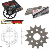 Kettensatz Stealth gold für: KTM EXC250 F Enduro 07-15 14-38-118 DID520ZVM-X Endlos