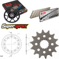 Kettensatz Stealth gold für: KTM EXC250 F Enduro 07-15 14-38-118 DID520ZVM-X(S&S) Endlos