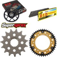 Kettensatz Stealth gold für: KTM EXC250 Racing 04-06/EXC4 15-45-118 DID520 Clip