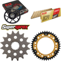 Kettensatz Stealth gold für: KTM SXC620 LC4 00-02 16-42-110 DID520ERT2(G&G) Clip