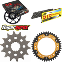 Kettensatz Stealth gold für: KTM EXC250 Enduro 07-10 14-40-112 DID520 Clip