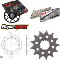 Kettensatz Stealth gold für: KTM EXE125 Supermoto 00-01 13-38-106 DID520ZVM-X(S&S) Endlos