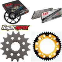 Kettensatz Stealth gold für: KTM Superenduro 950 R 06-10 16-45-118 DID525ZVM-X Niet
