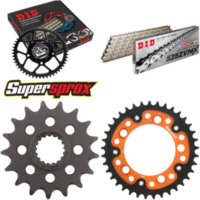 Kettensatz Stealth orange für: KTM RC8 1190 08-11/RC8 119 17-37-108 DID525ZVM-X(S&S) Endlos