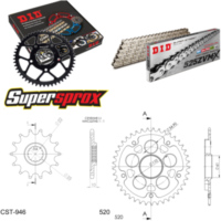 Kettensatz Stealth schwarz für: MV Agusta Brutale 750 01- 14-41-108 DID525ZVM-X(S&S) Endlos