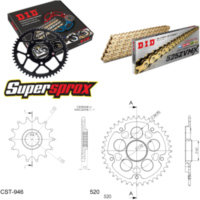 Kettensatz Stealth schwarz für: MV Agusta Brutale 750 01- 14-41-108 DID525ZVM-X(G&G) Endlos