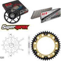 Kettensatz Stealth gold für: Gas Gas SM125 02-09 13-43-112 DID520ZVM-X Niet