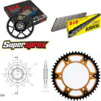 Kettensatz Stealth gold für: Gas Gas EC250 96-96 13-49-116 DID520VX3 Endlos