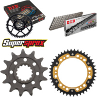 Kettensatz Stealth gold für: Gas Gas SM400 FSE 02-03/SM45 13-42-112 DID520ZVM-X Niet